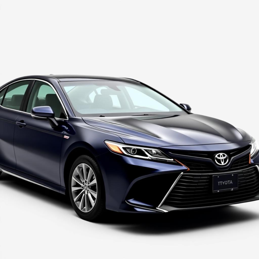 Toyota Camry Hybrid luxury with 5 seats and automatic transmission, available for chauffeur driven rental in Bengaluru